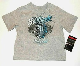 Southpole Toddler Boys Gray T-Shirt Authentic Collection Size 2T 3T NWT - £7.71 GBP