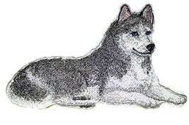Amazing Custom Dog Portraits[Siberian Husky] Embroidered Iron On/Sew Patch [5&quot; x - £10.25 GBP