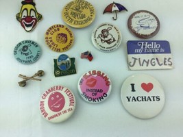Clowns Junk Drawer Lot Portland OR Pins Patches Buttons - £12.25 GBP