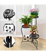 Metal Plant Stand Shelf Holds 3-Flower Pot Racks Home Yard Garden Patio Decor  - $47.00