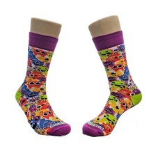 Happy Monster Faces Socks from the Sock Panda (Adult Small) - £5.73 GBP