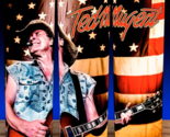 Iron Maiden Guitar with American FlagCup Mug Tumbler 20oz - $19.75