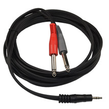 10 ft 1/8 TRS to Dual 1/4 TS Cable for laptop speakers, CD players, MP3 ... - $28.99