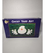 Vintage Haunted Hollow Halloween Whimsical Ghost  Wooden Yard Art Stakes - $19.00 CAD