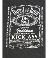 DAVID LEE ROTH - WORLD TOUR 99-Black Faded XL Mens T shirt-OLE No.1-US T... - $28.52