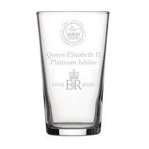 Chichi Gifts Dartington Crystal Queen Elizabeth II Platinum Jubilee 70 Years Pin - £14.26 GBP+