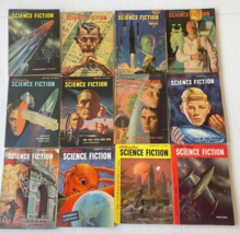 1951 Astounding Science Fiction Magazines Complete Year Hubbard &quot;Dianomitry&quot; - £223.47 GBP