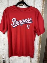 Texas Rangers Darvish Mens Medium Genuine Merchandise TX3 Cool Performance Shirt - £11.90 GBP