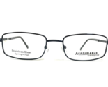Affordable Designs Kids Eyeglasses Frames TOM GUN Blue Rectangular 48-18... - $46.53