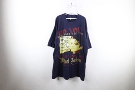 Vintage Mens 4XL Faded 2009 Memorial Spell Out Michael Jackson Band T-Shirt Blue - £47.43 GBP