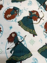Disney Brave Princess Merida Curtain Lined 2 Panels 40&quot; x 82&quot; Camelot Fabric - £25.89 GBP