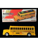batttery operated BUMP AND GO LIGHT UP YELLOW SCHOOL BUS with music movi... - $12.95 CAD