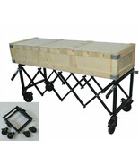 US Carbon Steel Funeral Stretcher Mortuary Cot Church Truck Mortuary Sup... - $324.47