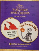 PB Book Disney Tim Burton The Nightmare Before Christmas Embroidery Projects - £15.81 GBP