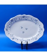 Johann Haviland 13” Serving Platter BLUE GARLAND - Backstamp BAVARIA, GE... - $23.21 CAD