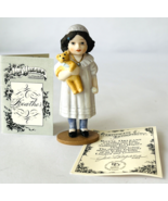 Jan Hagara Heather Porcelain Miniature Figurine M11345 Ltd Ed w/ Box &amp; C... - £15.15 GBP
