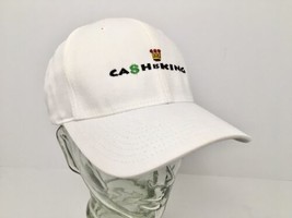 Novelty Hat Cash is King Funny Cap Embroidered Logo White Twill Flexfit ... - $14.80