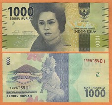 INDONESIA 2018 UNC 1000 Rupiah Banknote Money Bill P-154c1 National Hero... - £0.79 GBP