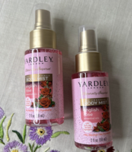 (2) Yardley London Body Mist English Rose 2 Oz. Each Natural - NEW! - £8.17 GBP