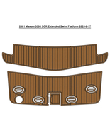 2001 Maxum 3500 SCR Extended Swim Platform Pad Boat EVA Foam Faux Teak D... - $14,746.64 MXN