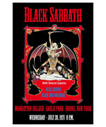 Black Sabbath &amp; Alice Cooper at Bronx College NY 1971 STICKER Big &amp; Unfr... - $9.50