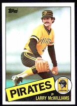 Pittsburgh Pirates Larry McWilliams 1985 Topps Baseball Card #183 nr mt - $0.50