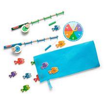 Melissa &amp; Doug Catch &amp; Count Wooden Fishing Game With 2 Magnetic Rods - $30.00