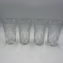 Vintage &quot;Cristal D&#39;Arques-Durand&quot; 4 High Ball Glasses Tumblers 5-1/4&quot; Ta... - £55.35 GBP