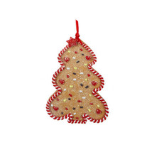 Kurt S. Adler Claydough Gingerbread Christmas Tree Cookie Christmas Ornament - £6.29 GBP