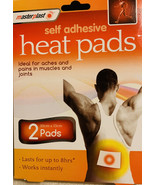2 X Self Adhesive Heat Pads Pack Muscle Back Joint Pain Relief Instant. - $6.63
