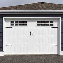 32 Pack Magnetic Garage Door Window Panels PVC Fake Faux Windows Decorative  - £17.84 GBP