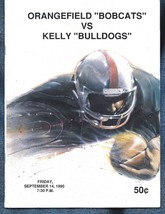 Sept. 14, 1990 Football Program-Orangefield HS-(Orangefield, TX) vs Kell... - £7.47 GBP