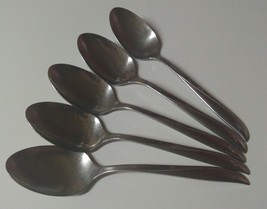 Oneida Twin Star Serving Spoons Stainless Steel Set of 5 Community Betty Crocker - £23.60 GBP
