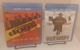 Hateful Eight (Blu-ray + DVD) + Reservoir Dogs (Blu-ray)-Discs Unused-Box S&amp;H - £11.85 GBP