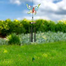 37&quot; H, Farmhouse Solar Metal Wind Chimes , CHOOSE Style - £23.83 GBP