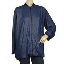 Barbara Bui Blue Polyester Trench One Piece Pull Over Jacket size 38 / S - $153.45