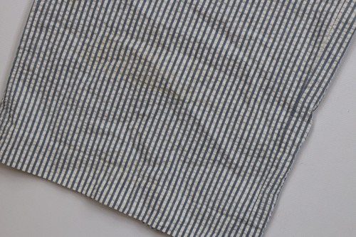 Vintage 90s J Crew Mens 38x36 Pinstriped Seersucker Wide Leg Chino Pants Cotton Item image 7