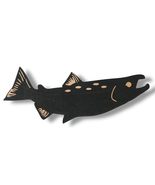 Sign - CUSTOM - Salmon Fish (RAW WOOD, 18x7 Inches) - $19.59+