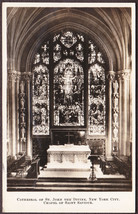 New York City, NY RPPC Saint Saviour Chapel, Cathedral of St. John the Divine - £9.79 GBP