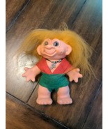 vintage 8&quot; 60&#39;s era troll toy doll, moveable head - £31.61 GBP