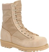 Womens Corcoran Fleshout Leather Cordura Hot Weather Tan Combat Boots 7.5 7 1/2 - £42.72 GBP