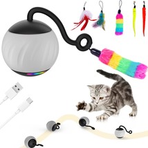 Cat Toy, Interactive Cat Toys for Indoor Cats, 5 in 1 Automatic Moving Cat Ball  - £14.60 GBP