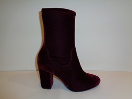 Kenneth Cole New York Size 6.5 M ALYSSA Wine Velvet Heel Boots New Womens Shoes - £146.40 GBP