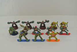 Teenage Mutant Ninja Turtles Lot of 13 Toys Nickelodeon Viacom McDonald's 2012 - $19.24