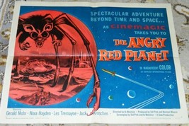 Angry Red Planet Original Half Sheet 22 x 28 Movie Poster 1960 Folded - £757.09 GBP