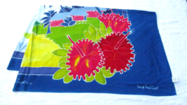 Bridge to Bali Sarong Hand Painted Batik Print Wrap Beach Swimsuit Cover... - $21.84
