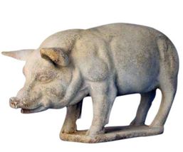 Pig Statue Sculpture 26" - $177.21