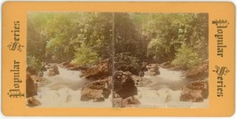 c1900&#39;s Real Photo Hand Tinted Stereoview Dargle Glen, Wicklow Ireland - £11.00 GBP