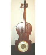 Vintage Quartz violin instrument wall clock - $114.46