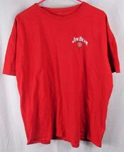 Jim Beam red t-shirt XL or 2X North Carolina NC map - $10.18